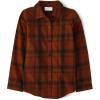 The Children’s Place Girls Long Sleeve Plaid Twill Tie Front Button Down Shirt(Hot Spice)
