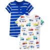 The Children’s Place baby-boys And Newborn Short Sleeve Romper(Construction Trucks 2-pack)
