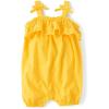 The Children’s Place baby-girls And Newborn Everyday Summer Rompers(Aspen Gold)
