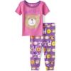 The Children’s Place baby-girls And Toddler Snug Fit 100% Cotton Short Sleeve Top and Pants 2 Piece Pajama Set(Beary Cute)