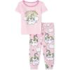 The Children’s Place baby-girls And Toddler Snug Fit 100% Cotton Short Sleeve Top and Pants 2 Piece Pajama Set(Unicorn Rainbow)