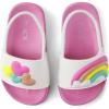 The Children’s Place girls And Toddler Everyday Slide Sandals With Backstrap(Rainbow Wave)