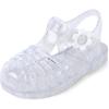 The Children’s Place girls And Toddler Girls Jelly Fisherman SandalsSandal(Clear Silver Glitter)