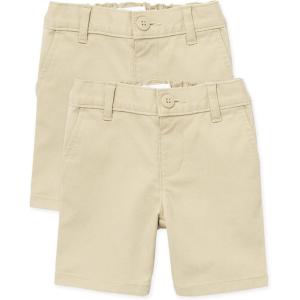 The Children’S Place Baby-Girls And Toddler Girls Chino Shorts(Sandy 2 Pack)