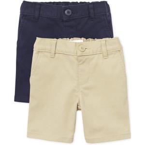 The Children’S Place Baby-Girls And Toddler Girls Chino Shorts(Sandy/Tidal 2 Pack)