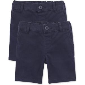 The Children’S Place Baby-Girls And Toddler Girls Chino Shorts(Tidal 2 Pack)