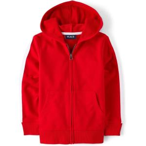 The Children’s Place Active Long Sleeve Hooded Full Zip Front Sweatshirt(Cupids Arrow)