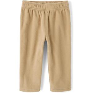 The Children’s Place Baby-Boys Toddler Boys Warm Fleece Pull on Pants(Sierra Tan)