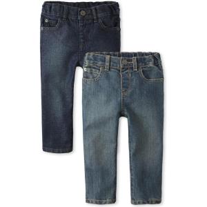 The Children’s Place Baby-Boys and Toddler Skinny Jeans(True Indigo/Dark Wash 2-pack)