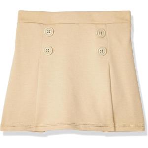 The Children’s Place Baby-Girls and Toddler Ponte Knit Button Skort(Sandy Single)