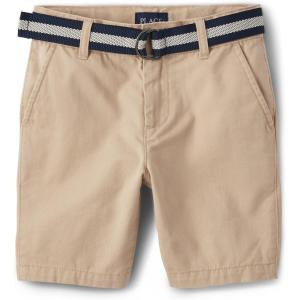 The Children’s Place Boys’ Belted Chino Shorts(Toast)