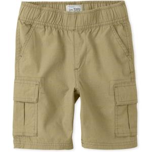 The Children’s Place Boys Essential Cargo Shorts(Flax Single)