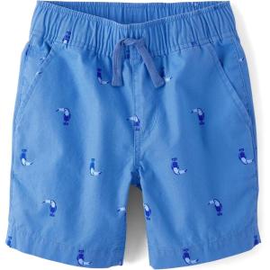 The Children’s Place Boys’ Pull on Jogger Shorts(Bubbly Blue)