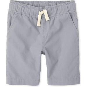 The Children’s Place Boys’ Pull on Jogger Shorts(Fin Gray Single)