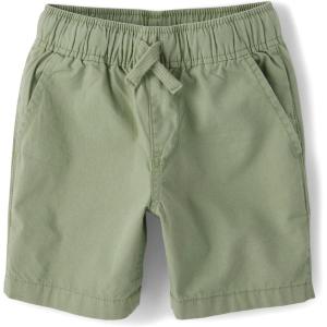 The Children’s Place Boys’ Pull on Jogger Shorts(Misty Glen)
