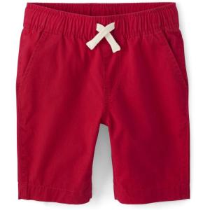 The Children’s Place Boys’ Pull on Jogger Shorts(Ruby)