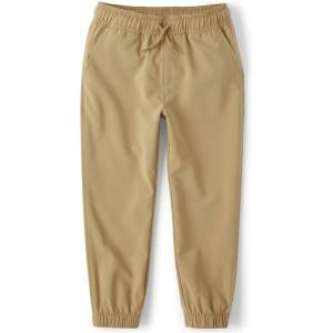 The Children’s Place Boys’ Quick Dry Pull on Jogger Pants(Flax)