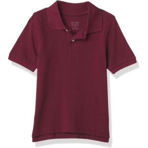 The Children’s Place Boys’ Uniform Performance Polo(Redwood Single)