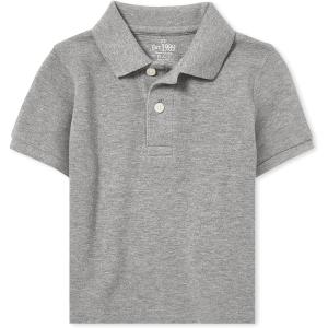The Children’s Place Boys’ Uniform Performance Polo(Smoke)