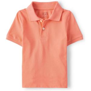 The Children’s Place Boys’ Uniform Performance Polo(Summer Dawn)