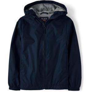The Children’s Place Boys Uniform Windbreaker Jacket(Tidal)