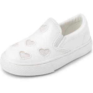 The Children’s Place Girls Baby Girls and Toddler Casual Slip on Shoes(Rockstar Heart)