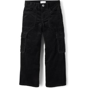 The Children’s Place Girls Corduroy Pants(Black Baggy Cargo)