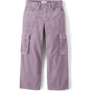 The Children’s Place Girls Corduroy Pants(Thistle Mist Baggy Cargo)