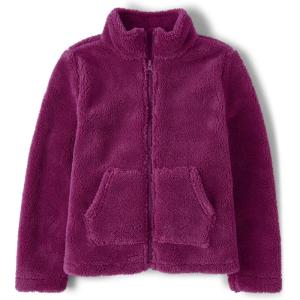 The Children’s Place Girls Cozy Sherpa Full-zip Jacket(Magic Potion)