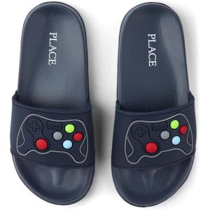 The Children’s Place boys Boys Everyday Slip on Slide Sandals(Game Controller)