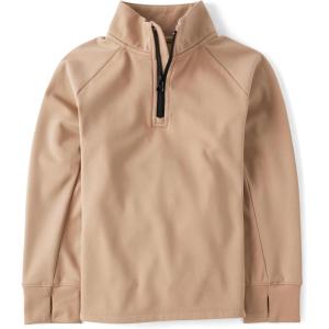 The Children’s Place boys Cozy Tech Long Sleeve Half Zip Pullover Sweatshirt(Java Hill)