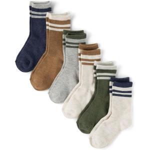The Children’s Place boys Socks 3-pack(Stripe 6-pack)