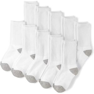The Children’s Place boys Socks 3-pack(White 10-pack)