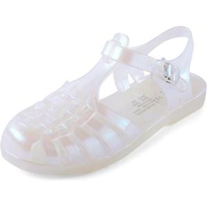 The Children’s Place girls Girls Jelly Fisherman Sandals(Holographic)
