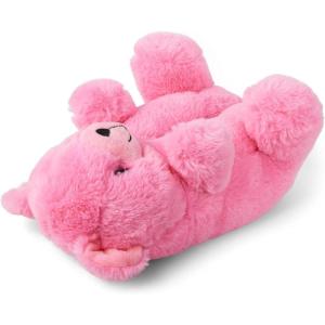 The Children’s Place unisex-child Boys and Girls Everyday Slippers(Pink Bear)