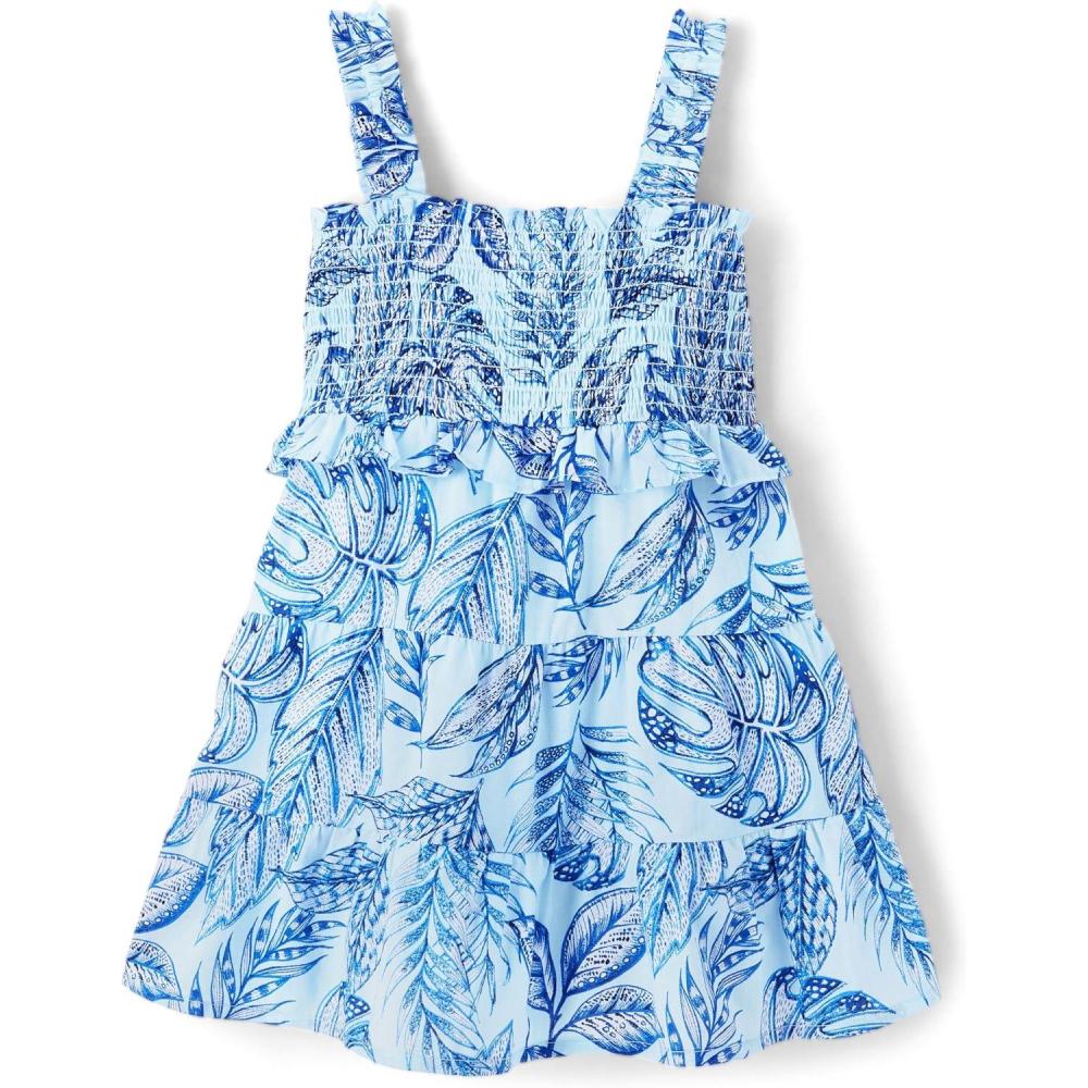 imageThe Childrens Place BabyGirls and Toddler Short Sleeve Casual DressesClear Sky