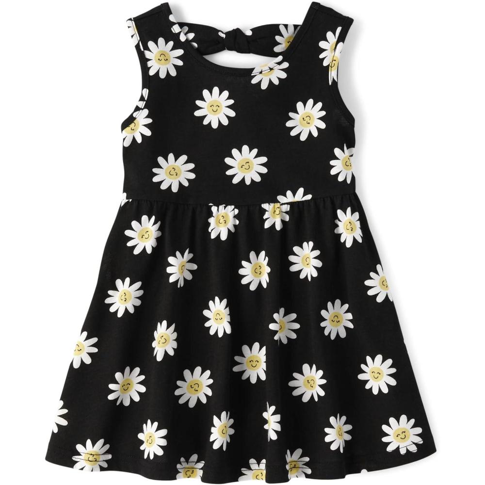 imageThe Childrens Placeand Toddler Girls Short Sleeve Fashion DressDaisies