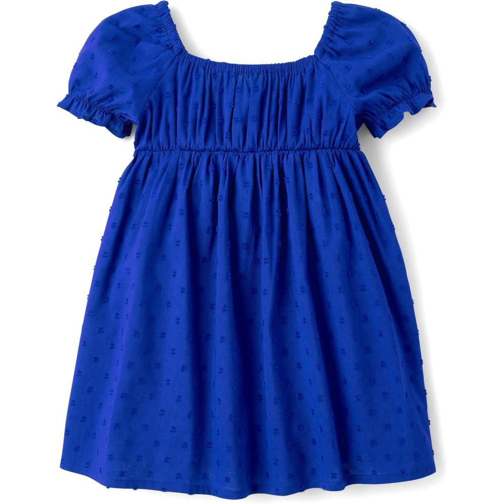 imageThe Childrens Placeand Toddler Short Sleeve Dressy DressRenew Blue