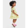 The Children’s Place Baby-Girls and Toddler Short Sleeve Casual Dresses(Smocked Yellow Floral)