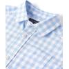 The Children’s Place Boys and Toddler Poplin Short Sleeve Button Down Shirt(Breeze Plaid)