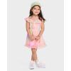 The Children’s Place Girls and Toddler Short Sleeve Fashion Dress(Cameo Rainbow)
