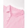 The Children’s Place baby-girls And Toddler Short Sleeve Ruffle Pique Polo(Sparkle Pink)