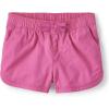 The Children’s Place Baby Girls’ and Toddler Tie Front Denim Pull On Shorts(French Rose Pink)