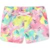 The Children’s Place Baby Girls’ and Toddler Tie Front Denim Pull On Shorts(Ice Cream Tie Dye)