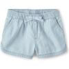 The Children’s Place Baby Girls’ and Toddler Tie Front Denim Pull On Shorts(Tessa Wash)