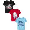 The Children’s Place Baby-Boys and Toddler Sports,Cars,Trucks Short Sleeve Graphic T-Shirts,3 Pack(Play Repeat/Fire Truck/Baseball)