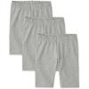 The Children’s Place Girls Solid Bike Shorts(Heather Gray 3-pack)