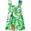 The Children’s Place Girls and Toddler Short Sleeve Fashion Dress(Tropical Renew Blue)