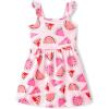 The Children’s Place Girls and Toddler Short Sleeve Fashion Dress(Watermelons)