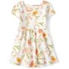 The Children’s Place,and Toddler Girls Short Sleeve Fashion Dress(Simply White Babydoll)